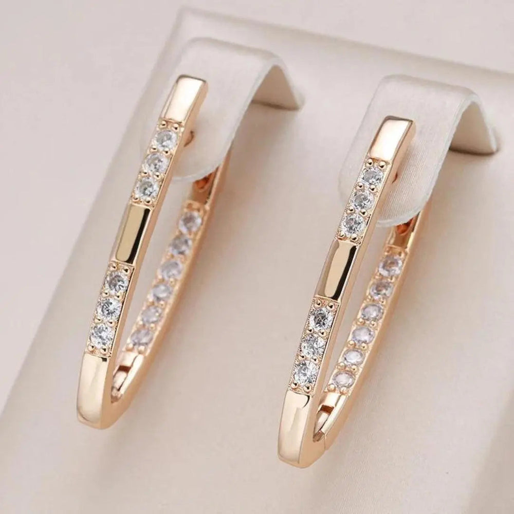 Pendientes Elegantes con Circonitas