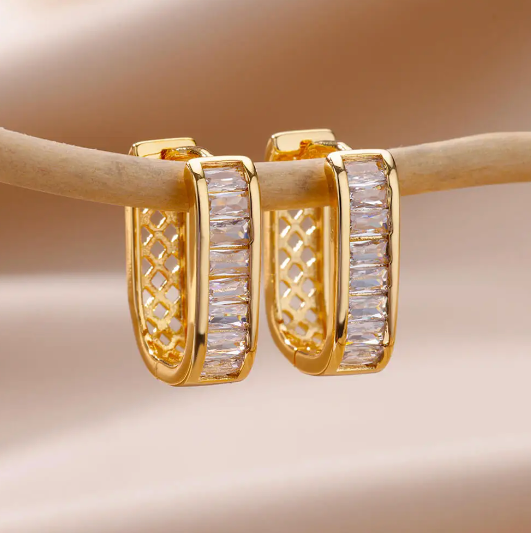 Aros clásicos de Oro
