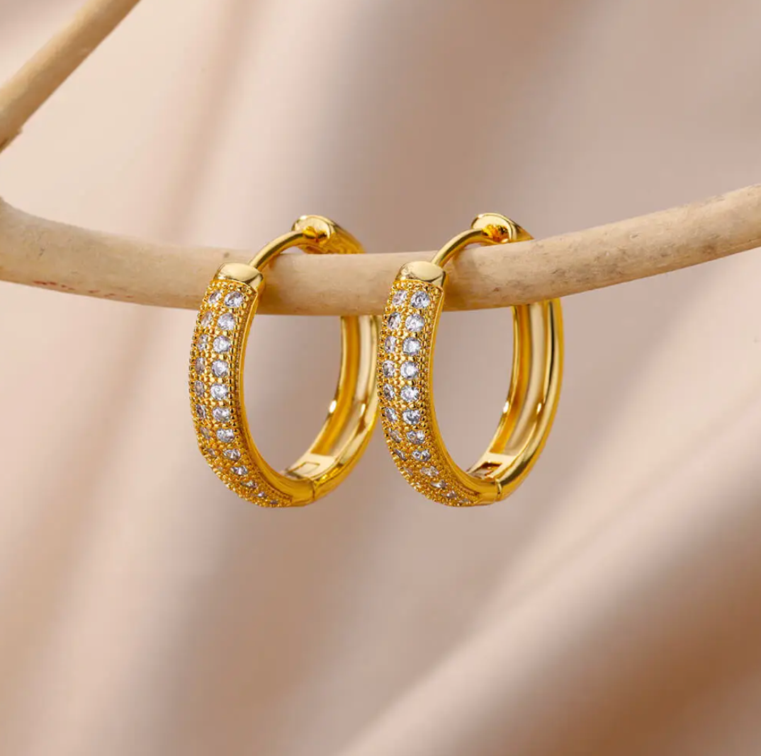 Aros de Oro de en forma
