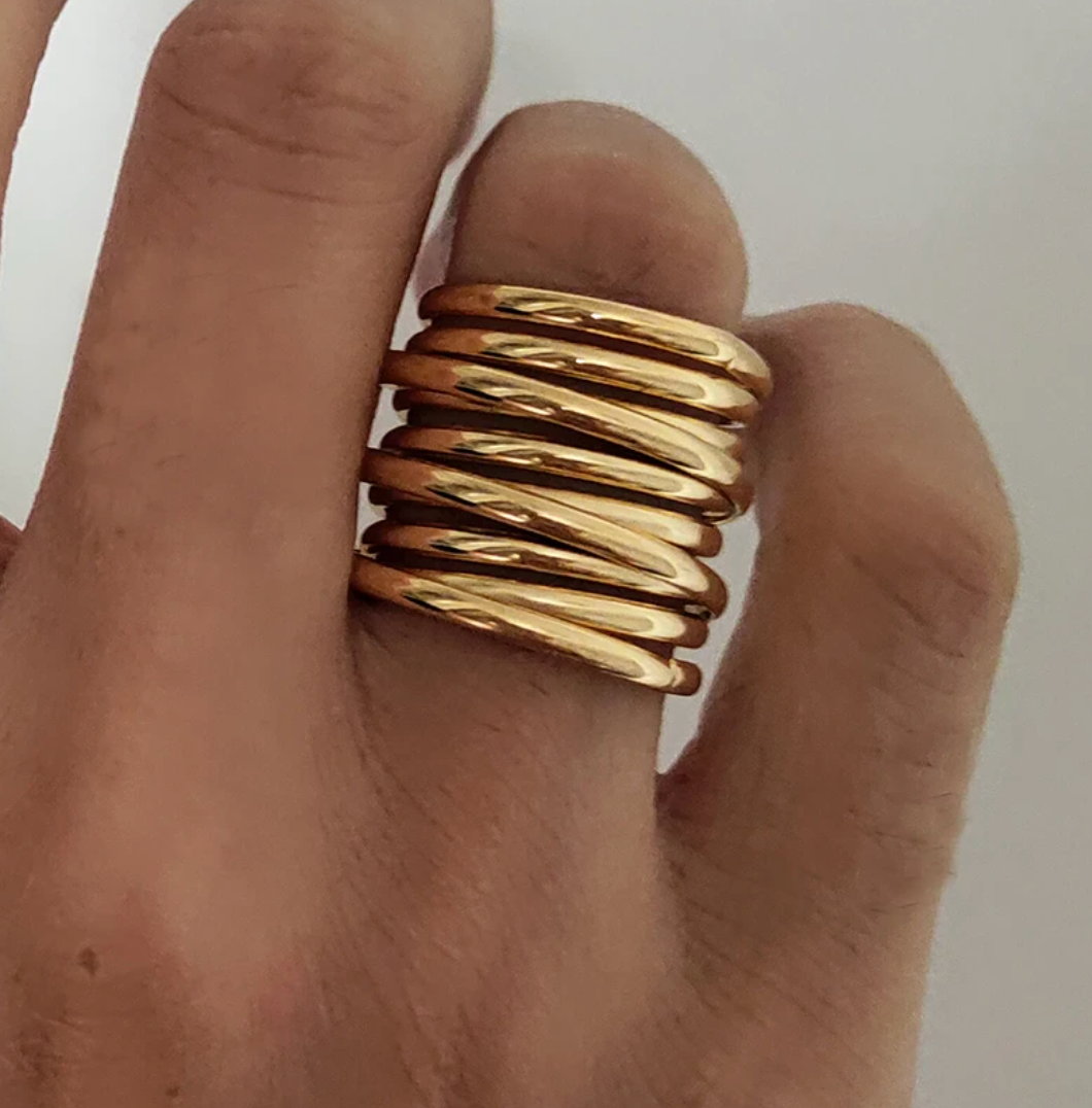Anillo de Oro estilo romano