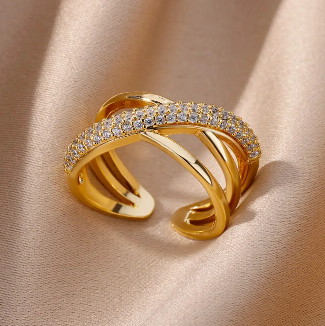 Anillo Círculo Eterno de Oro