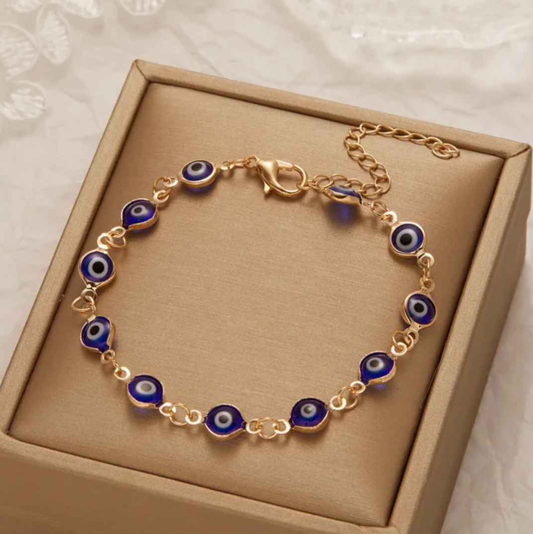 Pulsera chapada en oro fino