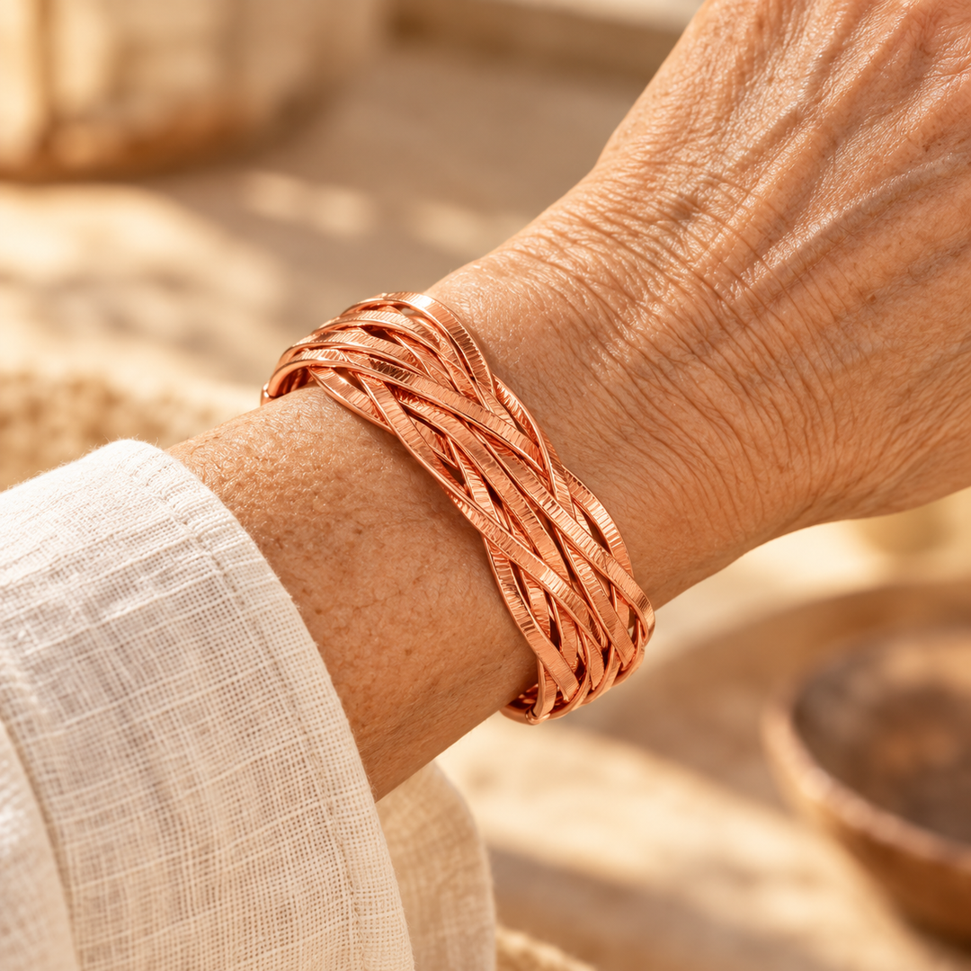 Pulsera de Cobre Hilo 2
