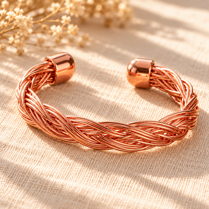 Pulsera de Cobre Urdimbre