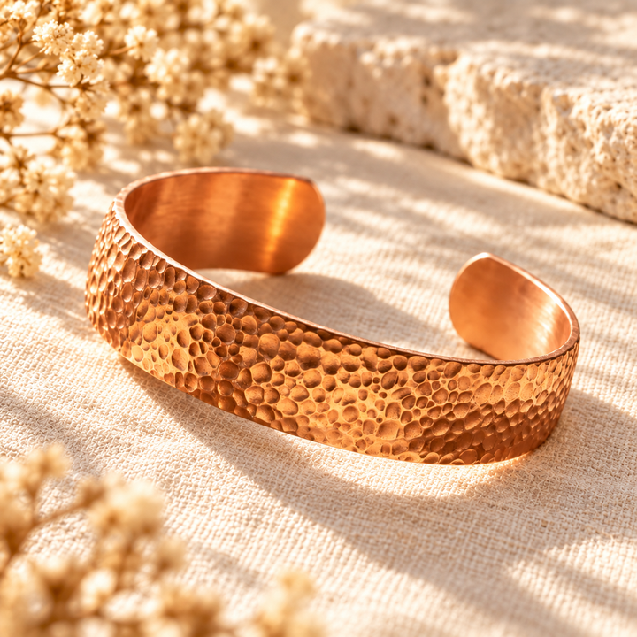 Pulsera de Cobre Punteado