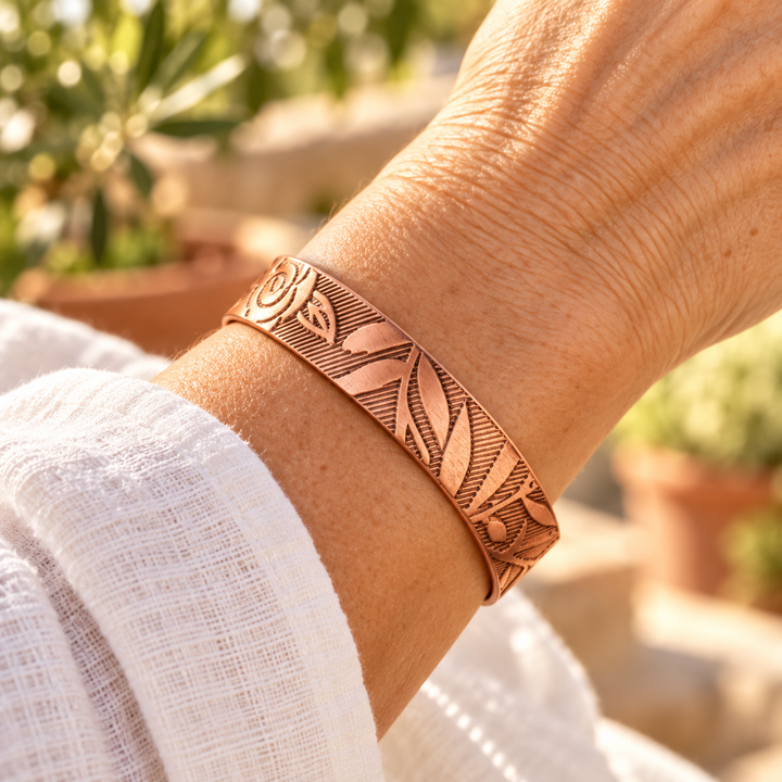 Pulsera de Cobre Helecho