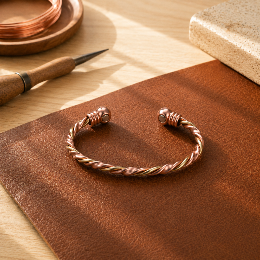 Pulsera de Cobre Cordel