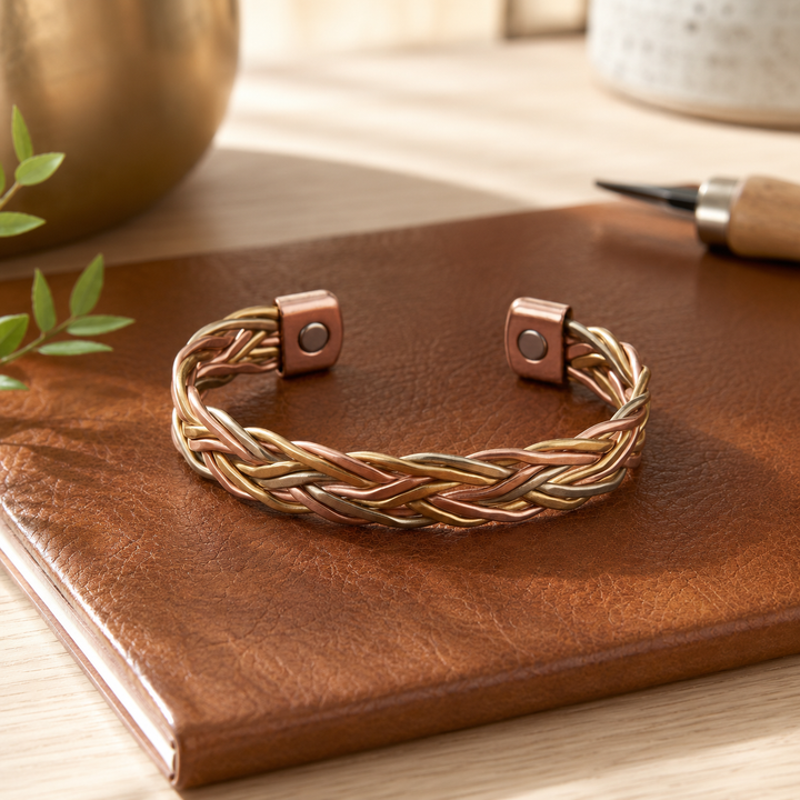 Pulsera de Cobre Trenza