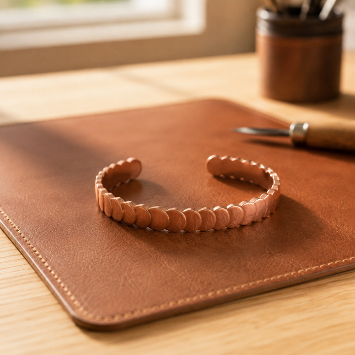 Pulsera de Cobre Oleaje