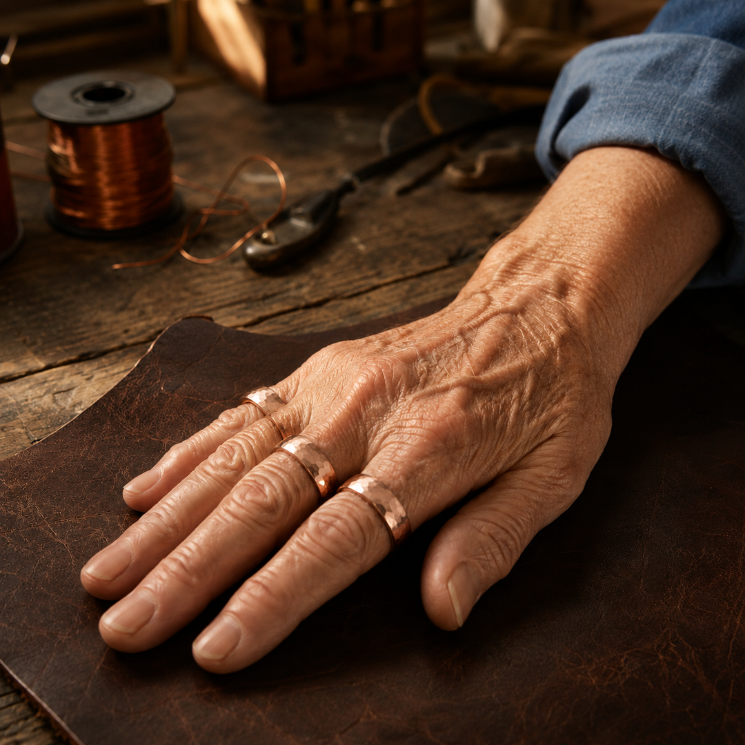 Anillo de Cobre Martillo