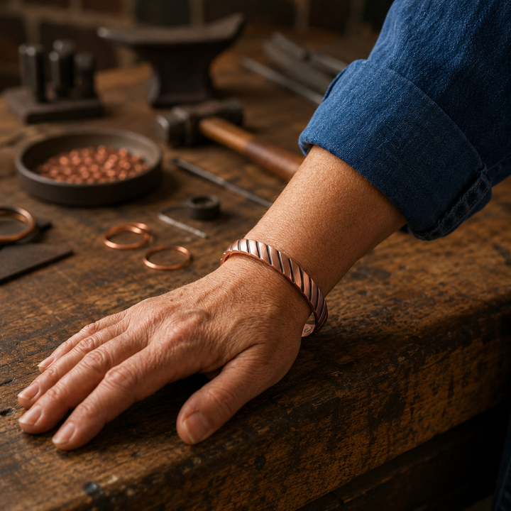Pulsera de Cobre Hélice
