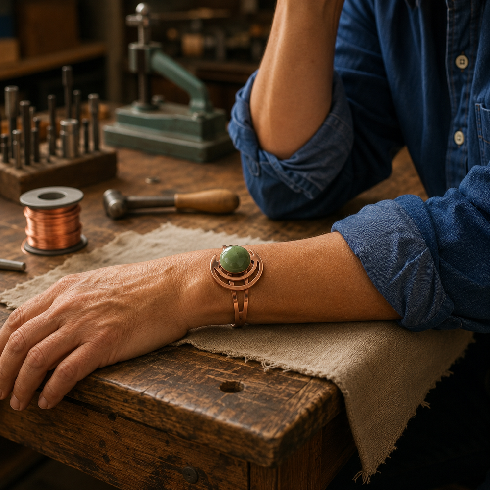 Pulsera de Cobre Creciente