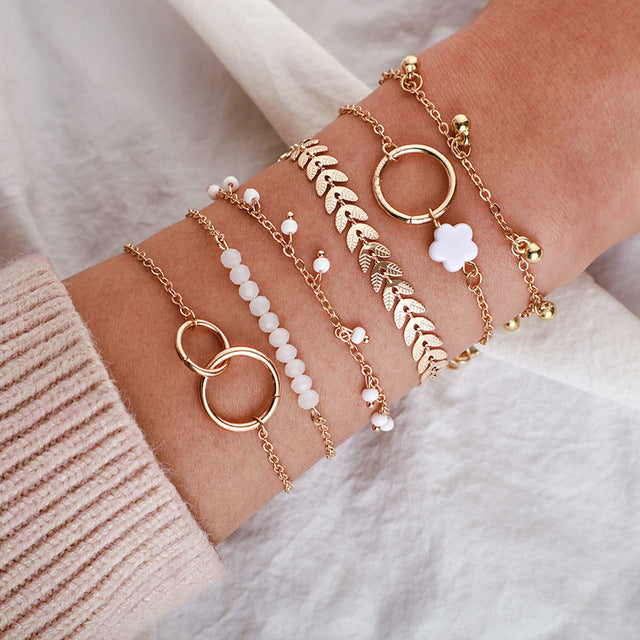 Pack Pulseras Vintage de Oro