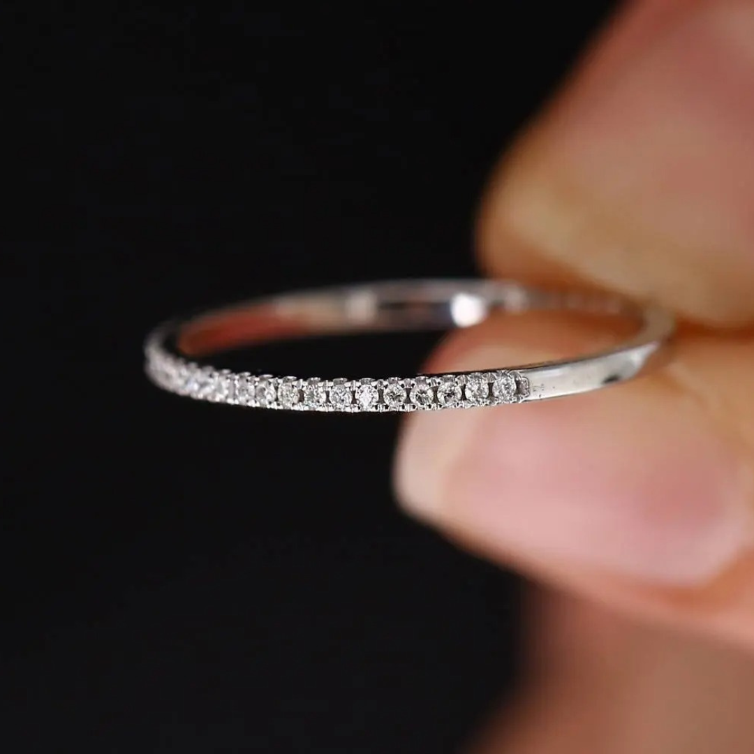 Anillo fino ajustable de Plata