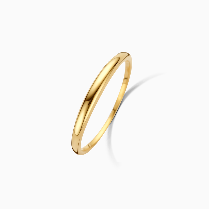 Anillo Cúpula Fino Dorado