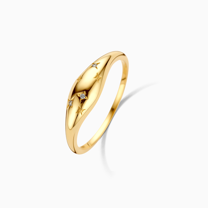 Anillo Estrella Dorado