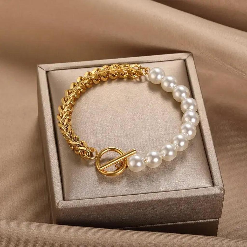 Pulsera Margaritas Doradas