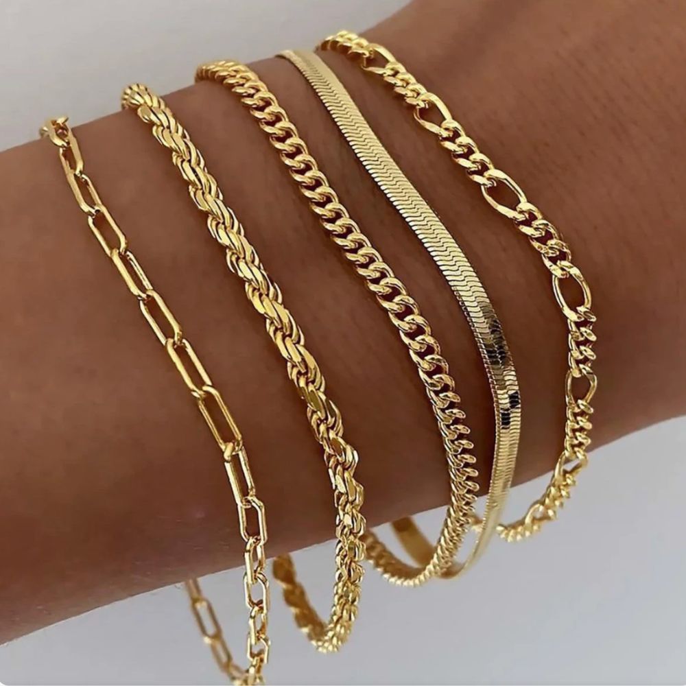 Conjunto de Pulseras en Capas