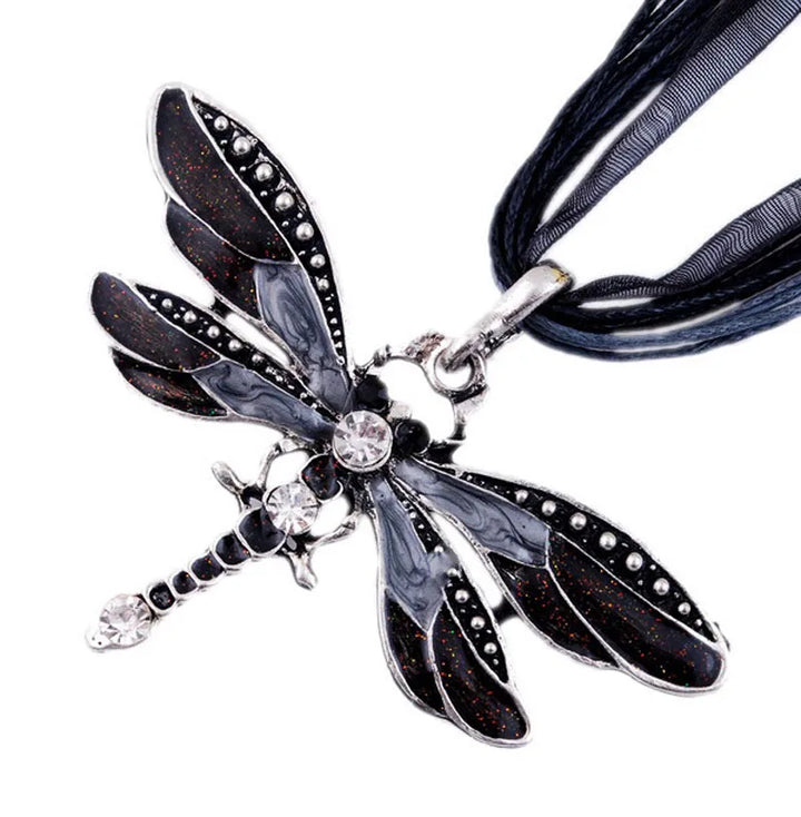 Collar Libélula de Cristal
