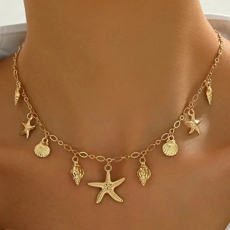 Collar con Sueños y Estrella de Mar