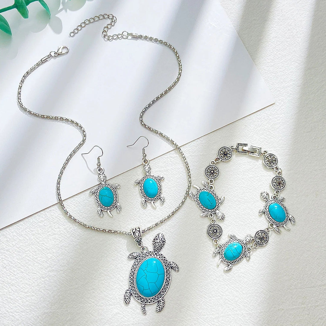 Conjunto Tortugas Turquesa