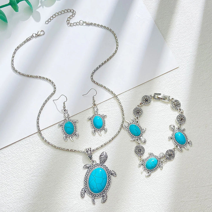 Conjunto Tortugas Turquesa