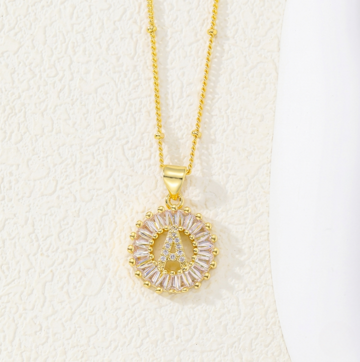 Conjunto Collares Inicial Dorado