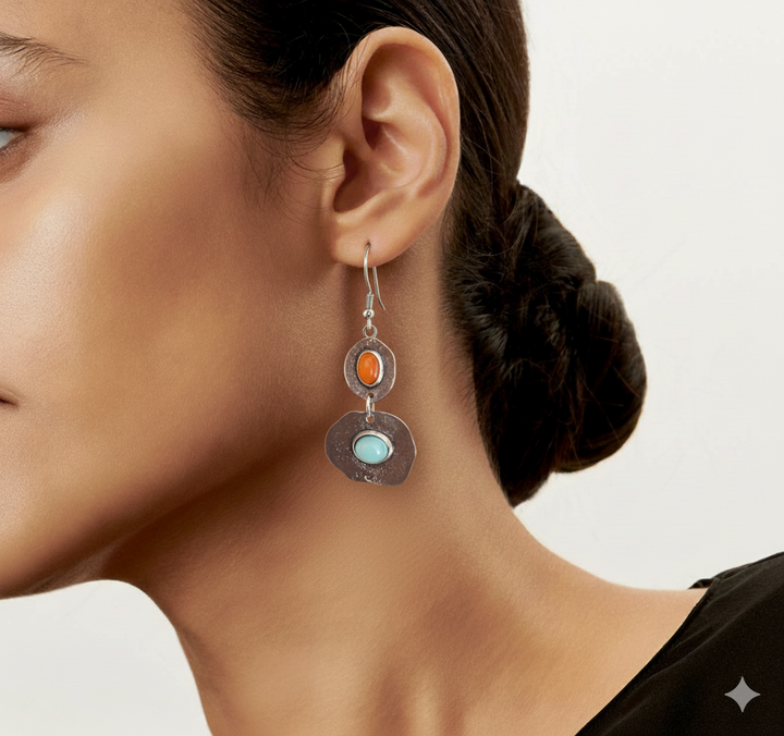 Pendientes Vintage Natura en Plata