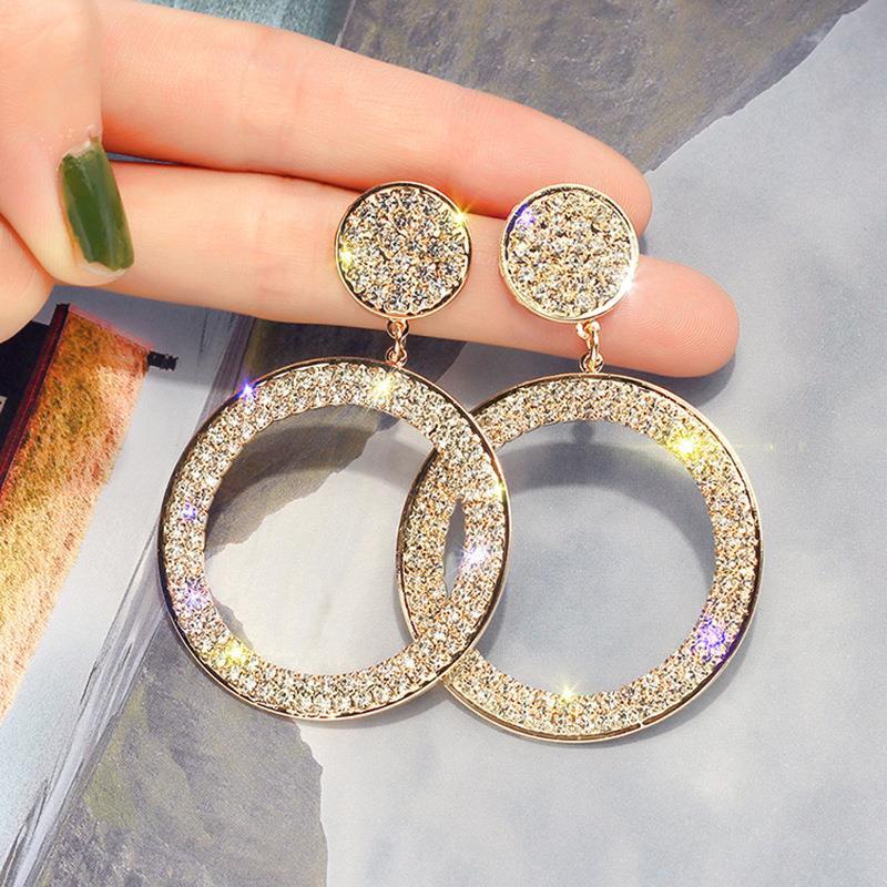 Pendientes de Circonita en Oro