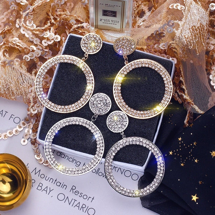 Pendientes de Circonita en Oro