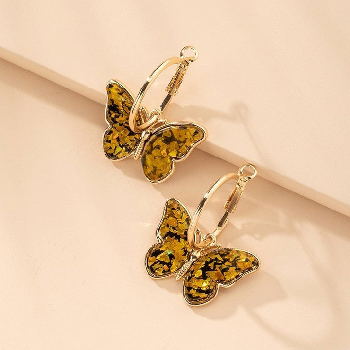 Pendientes Mariposa Multicolor