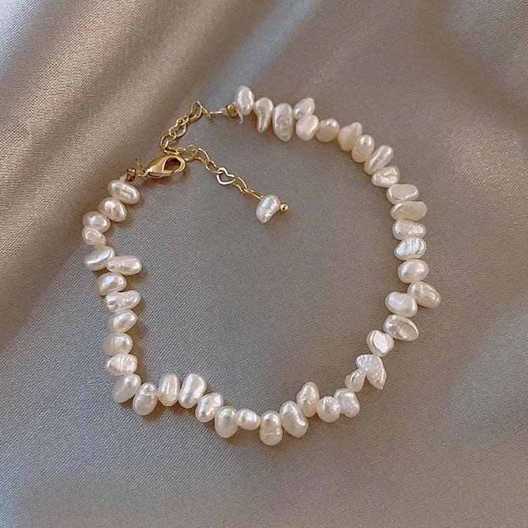Pulsera Perlas Irregulares