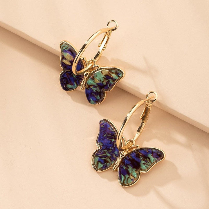 Pendientes Mariposa Multicolor