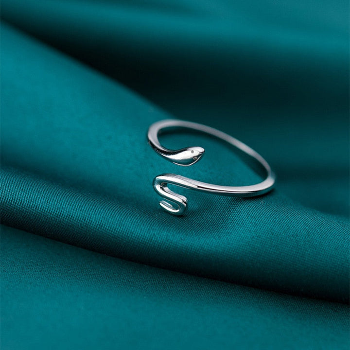 Anillo ajustable de Plata con forma