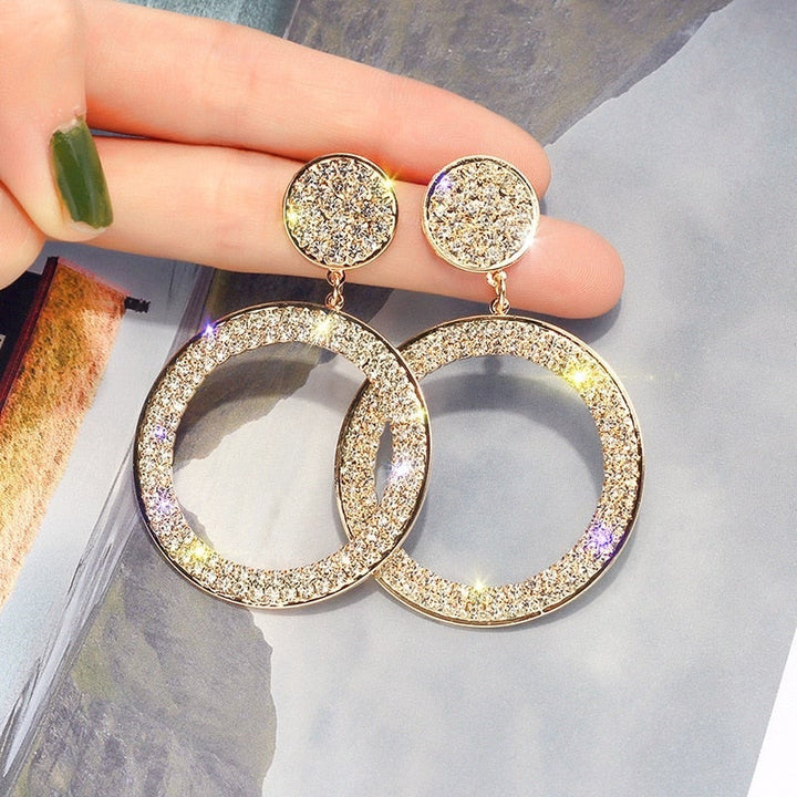 Pendientes de Circonita en Oro