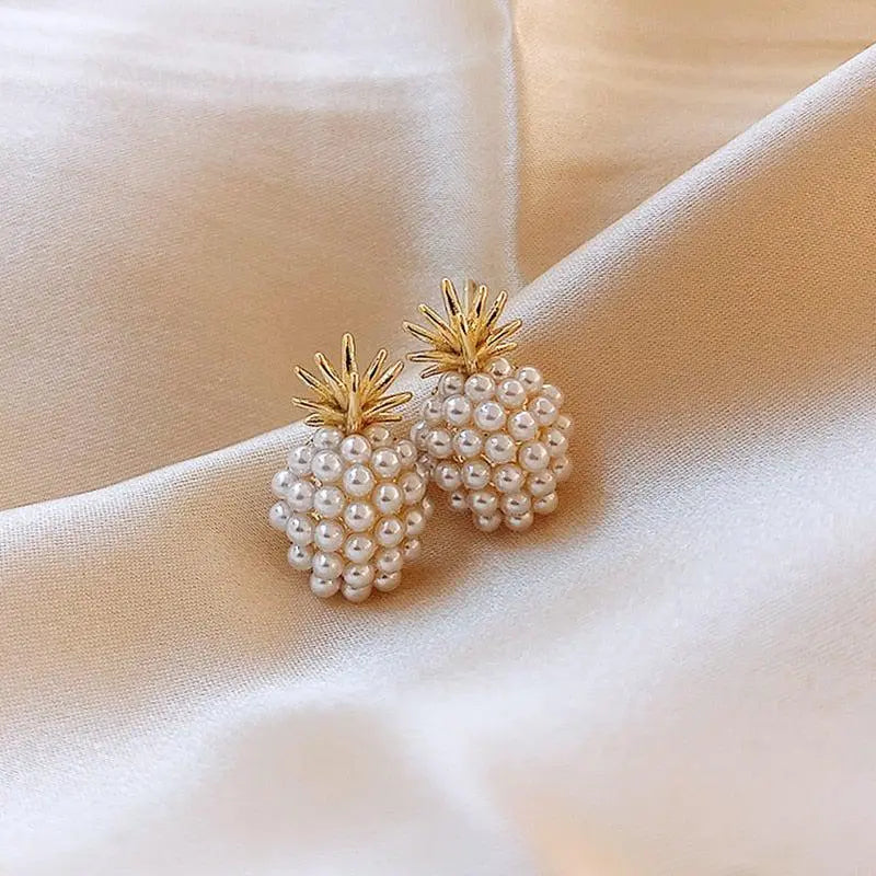 Pendientes Piña de Perlas