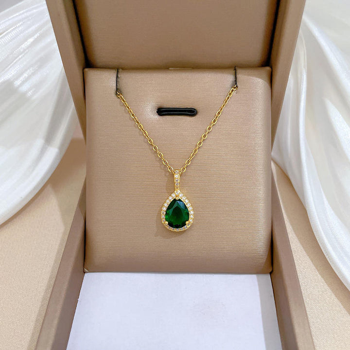 Conjunto Joyería Esmeralda Aurora