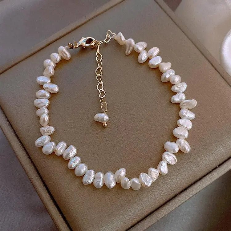 Pulsera Perlas Irregulares
