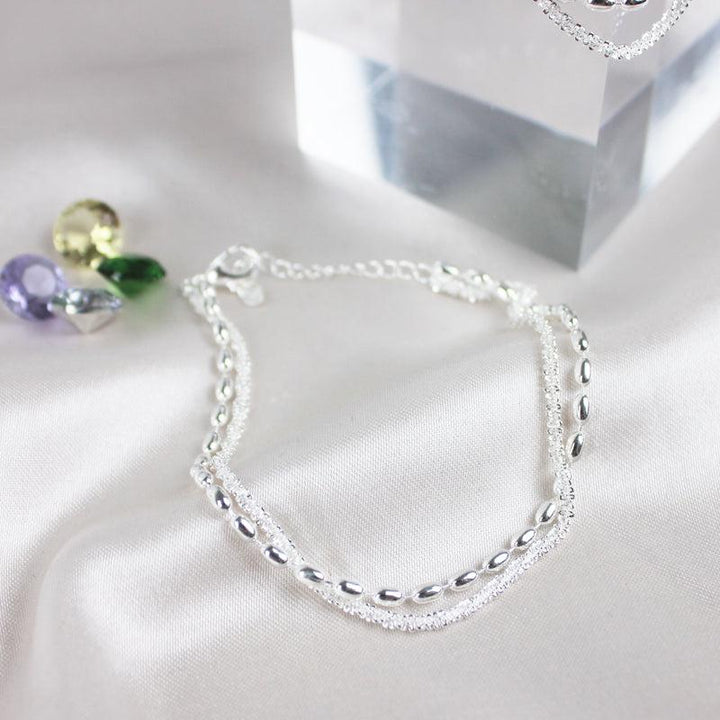 Pulsera Circonitas Plateada