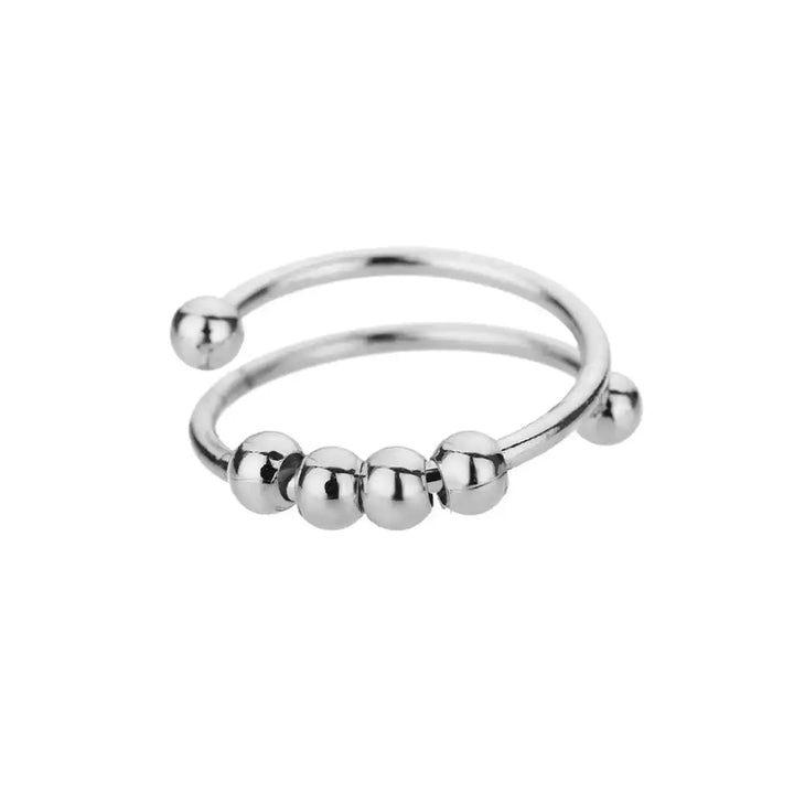 Anillo Antiestrés con Bolitas