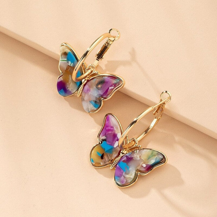 Pendientes Mariposa Multicolor