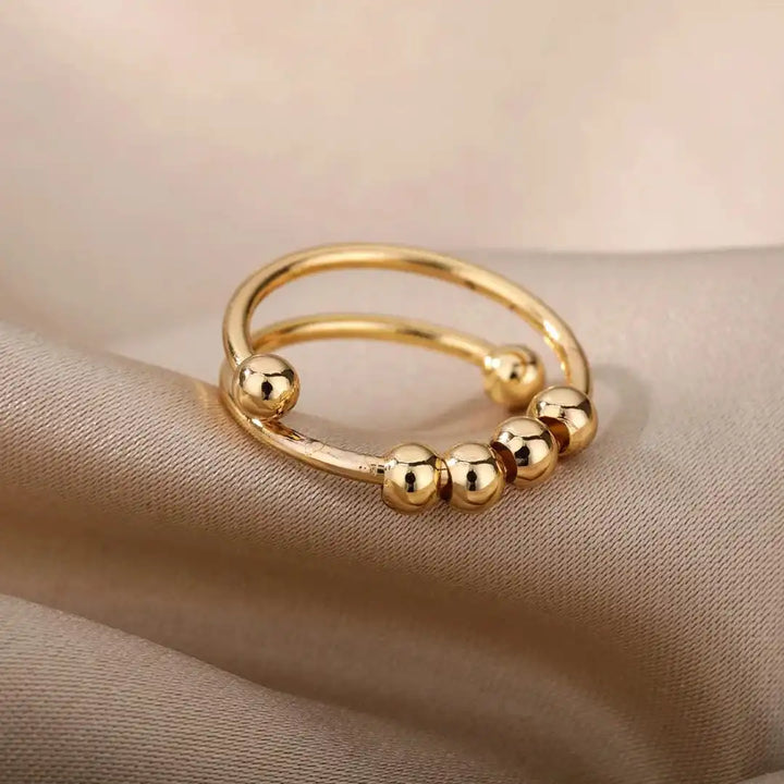 Anillo Antiestrés con Bolitas