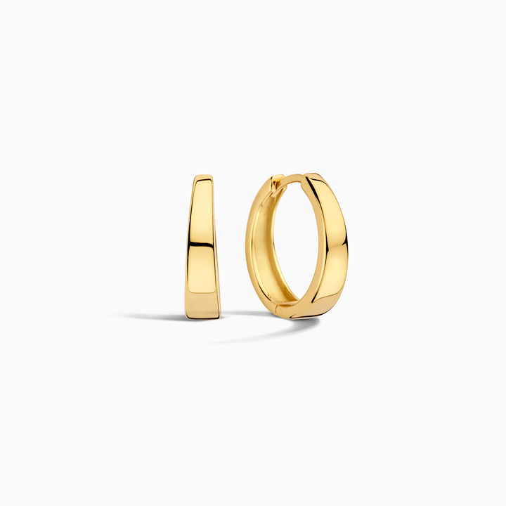 Aros Pequeños Lisos Dorados