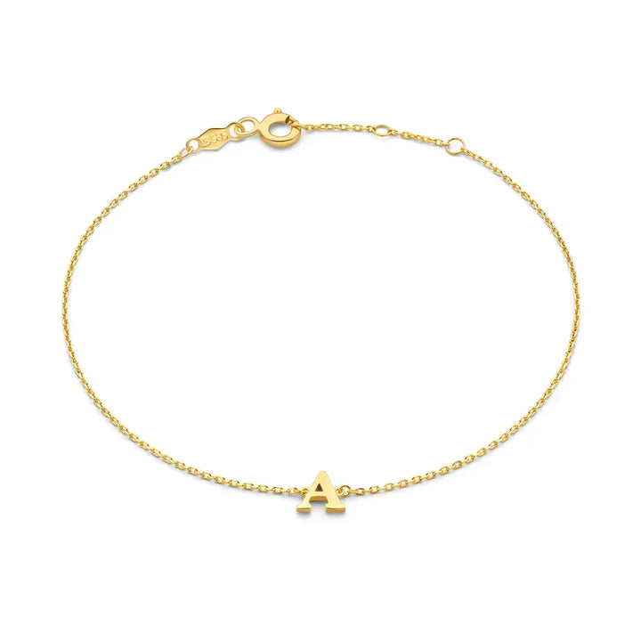 Pulsera Inicial Dorada