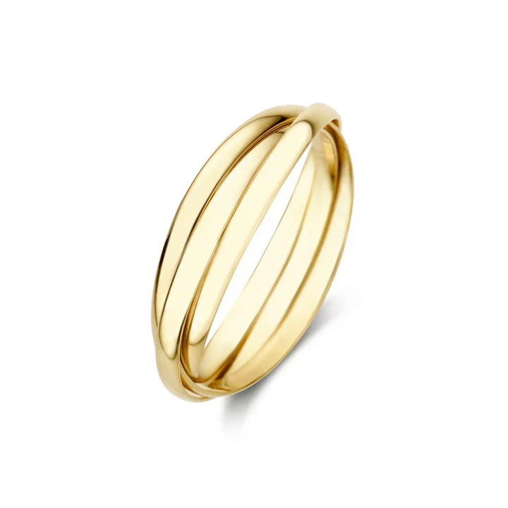 Anillo Triple Dorado