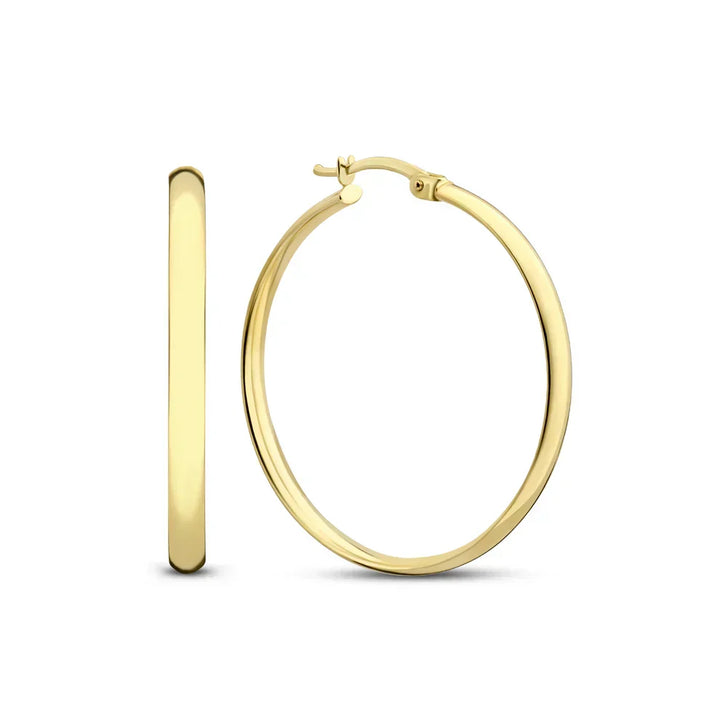 Aros Grandes Finos Dorados