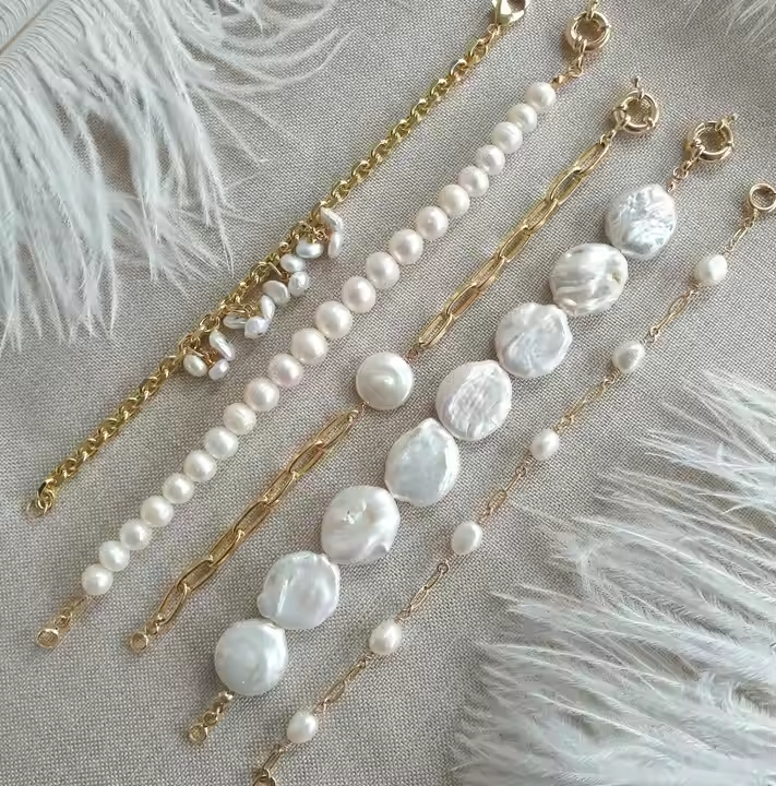 Pulseras Vintage con Perla