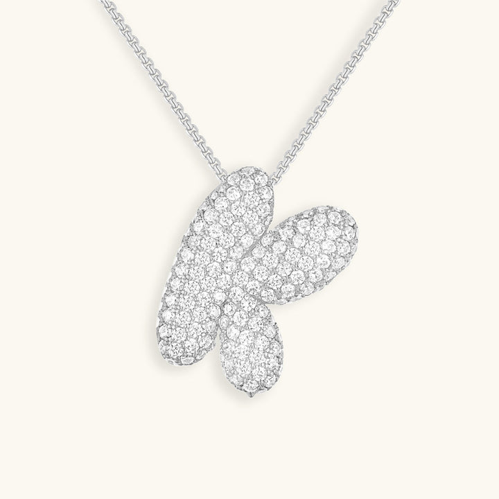 Collar de inicial con burbujas Hailey