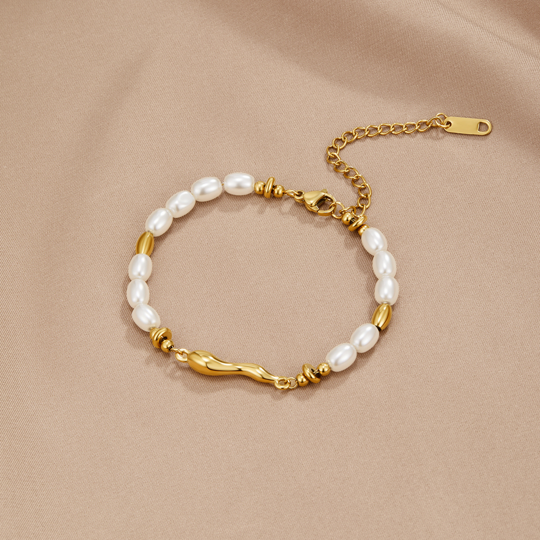 Pulsera de perlas de agua dulce
