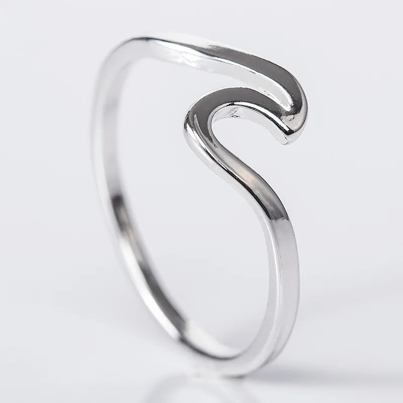 Anillo con Ola Océano